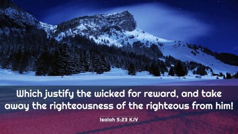 Isaiah 523 Kjv 4k Wallpaper Which Justify The Wicked For Reward And
