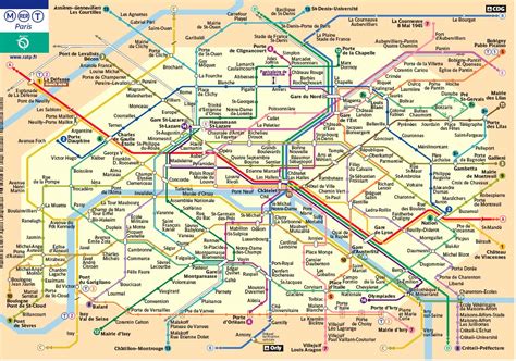 La Metropolitana Di Parigi Mappa Linee Orari E Biglietti