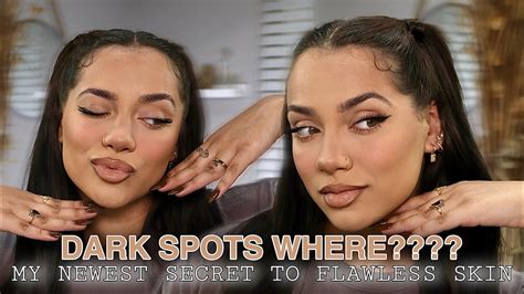 how to completely cover dark spots without lookey cakey myesha polnett youtube