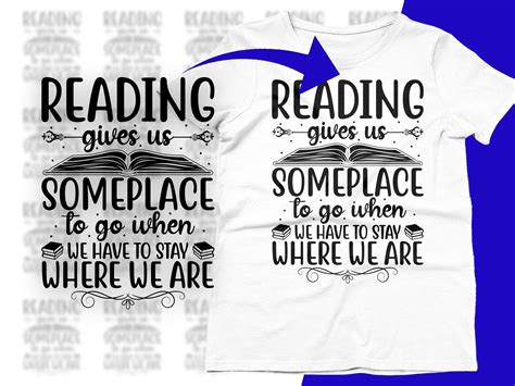 Reading Gives Us Someplace To Go Svg Png Graphic By Craftdesigns