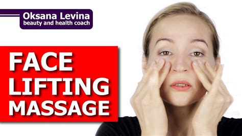 Lymphatic Drainage Face Lifting Massage How To Remove Facial Swelling Youtube