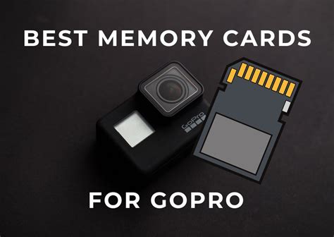 The 5 Best Memory Cards For Gopro Cameras 2023