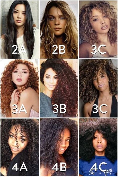 Hair Types Chart Natural Hair Hair Type Chart Natural Hair