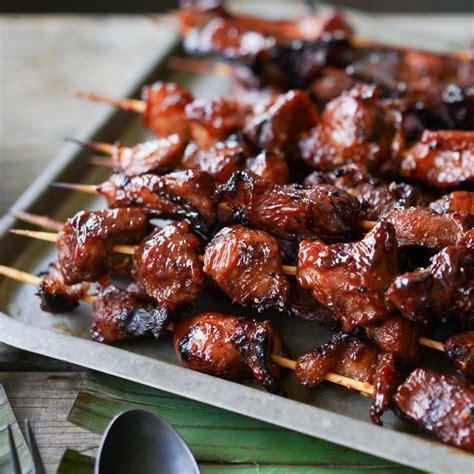 Filipino BBQ Pork Skewers Recipe Cart