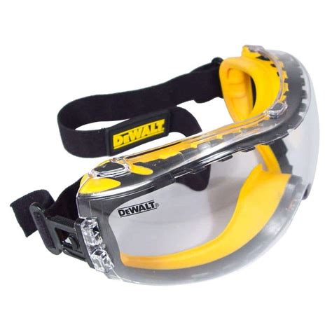 dewalt safety goggles concealer with clear anti fog lens dpg82 11c the home depot