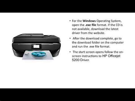 For software update, hp printer usb setup and for easy wireless setup,download and hp officejet j5700 cd/dvd driver installation technique in which users tends to choose to install the hp officejet j5700 driver using cd, is now. HP Officejet 5200 Driver Download & Installation Guidance ...