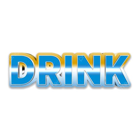 Editable Clipart Transparent Png Hd Drink Text Effect Editable Font