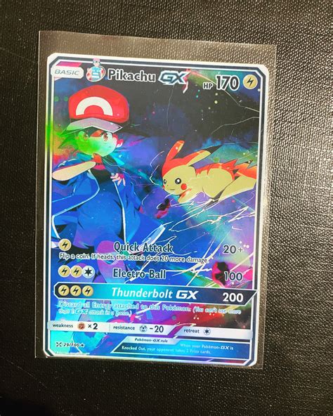 Ash Ketchum Gx Ex Vmax Pokemon Card Custom Paolo Forati