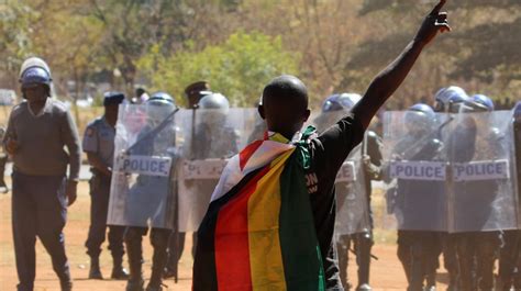 Zimbabwe Police Tear Gas Anti Mugabe Protesters Robert Mugabe News Al Jazeera