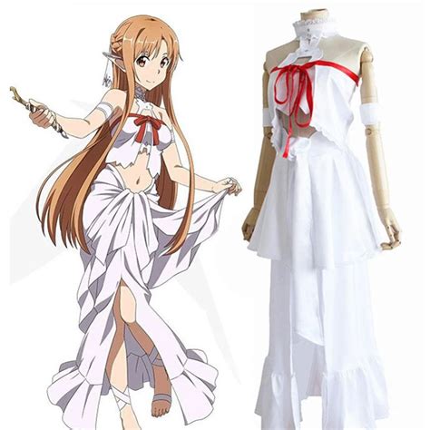 Sword Art Online Asuna Yuuki Asuna Dress Cosplay Costume Sword Art Online Cosplay Cosplay