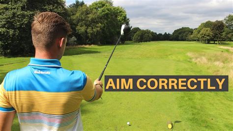 Golf Tip How To Aim Correctly Youtube
