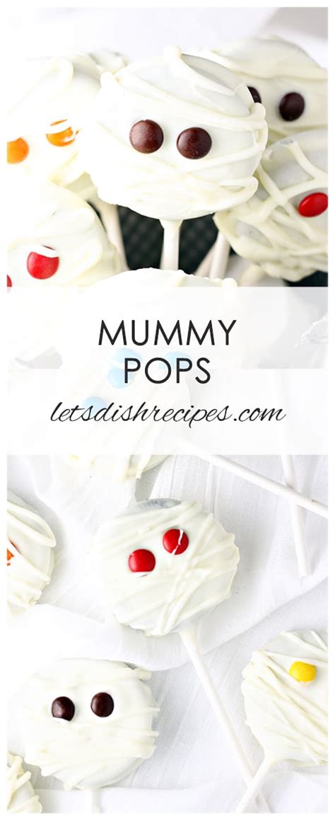 Mummy Pops Recipe Soft Chocolate Chip Cookies Halloween Recipes