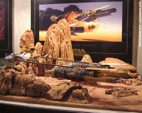 Diorama Maquette Podracer Anakin Star Wars Art Star Wars Action