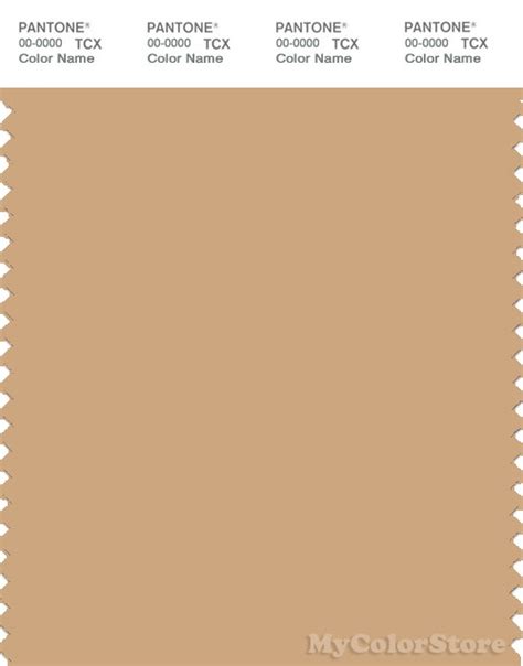 Pantone Smart 15 1225 Tcx Color Swatch Card Pantone Sand