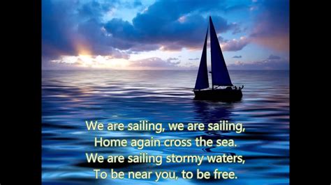 Carols Blog Inglés Sailing By Rod Stewart Song To Complete With
