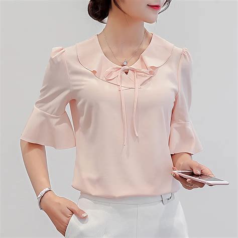2017 new harajuku japanese style blouse summer tops women fashion solid slim plus size shirts