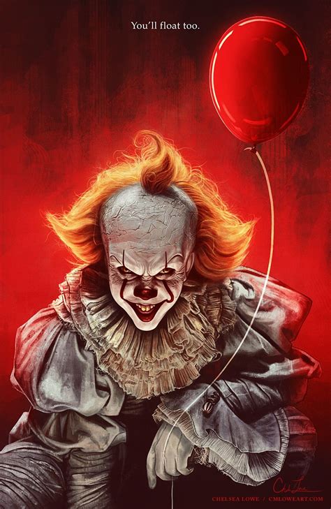 It Movie Poster Clown Horror Horror Movie Art Horror Art