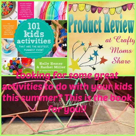 Crafty Moms Share 101 Kids Activities New Book Review
