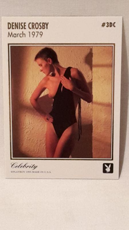 Playboy S Celebrity Card March Denise Crosby Dc Playboy Ebay