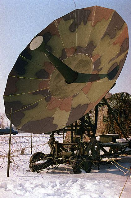 The 44th Signal Battalions Tactical Satellite Dish And The Antsc 85b