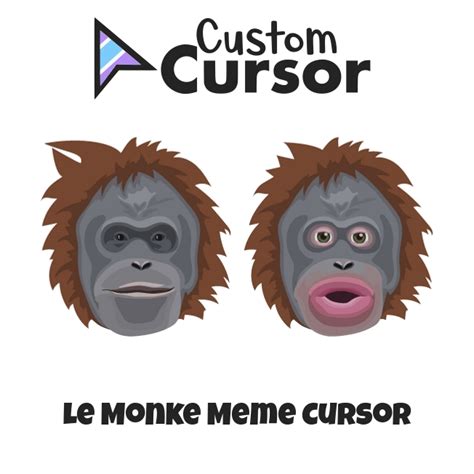 Le Monke Meme Cursor Custom Cursor