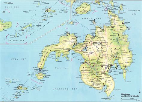 Mindanao Map Mindanao Islands Map Mindanao Map Of Philippines