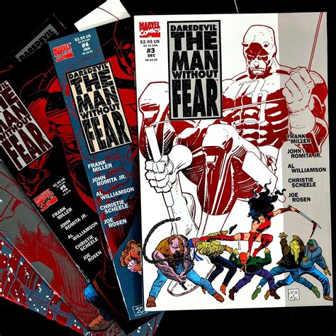 Daredevil The Man Without Fear 1 5 Complete Set 1993 Frank Miller