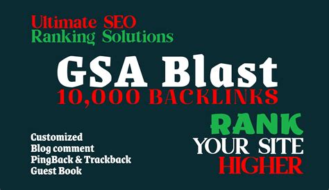 10000 Gsa Blast Seo Backlinks For Faster Ranking Legiit