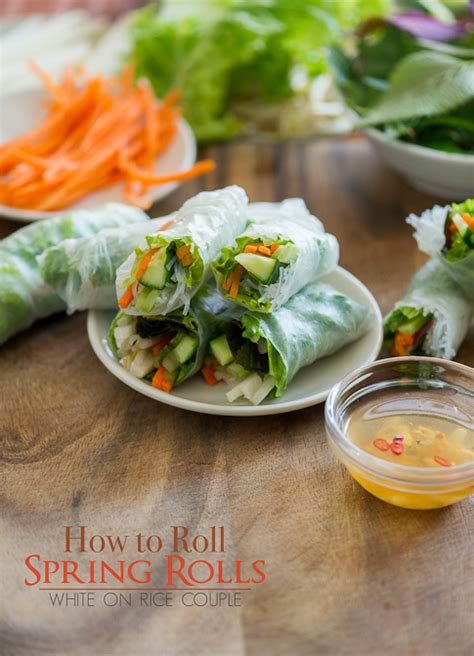 Vietnamese Fresh Spring Roll Recipe Fresh Spring Rolls Recipe Tastes