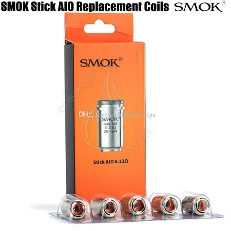 100original Smok Stick Aio Coil 023ohm Vertical Style Dual Coils
