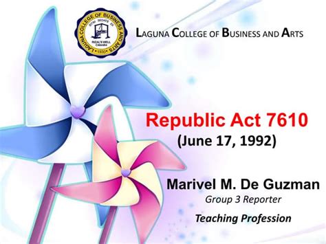 Republic Act 7610 Ppt