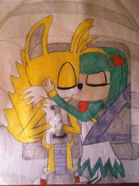 Surprise kiss (tails and cosmo) by erosmilestailsprower on. Tails X Cosmo Kiss (inspired by fanfic) by ...