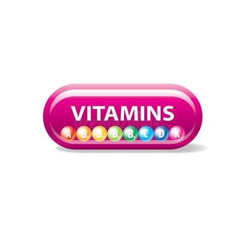 Vector Logo Vitamins Stock Vector Illustration Of Healthy 126241367