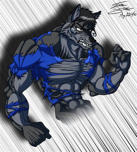 Anime Werewolf Transformation