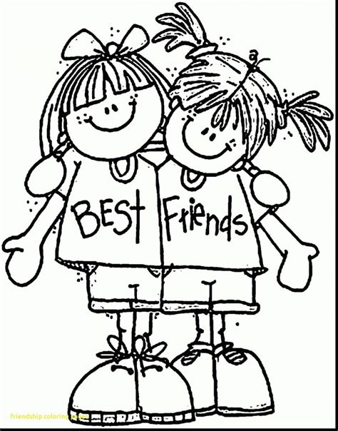 Coloring Pages Of Best Friends Forever At Getcolorings Free