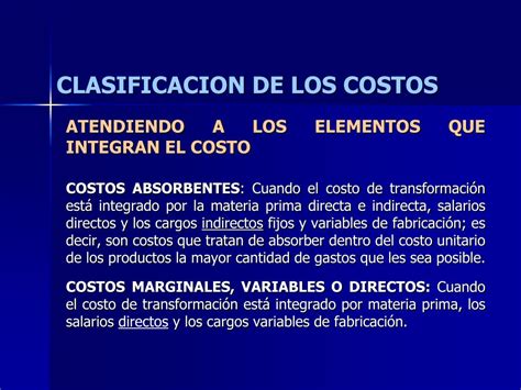 Los Tipos De Costos Y Como Se Clasifican Segun Lo Que Necesites Medir