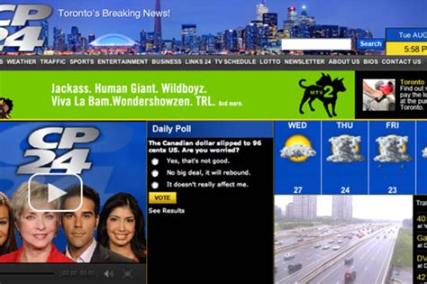 Toronto's breaking news for the gta, with cp24 breakfast, sports, video, traffic times and weather. CTV Blows Launch of CP24.com