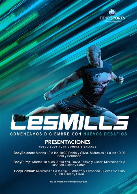 Presentaciones Les Mills Comenzamos Diciembre Gimnasio En Madrid
