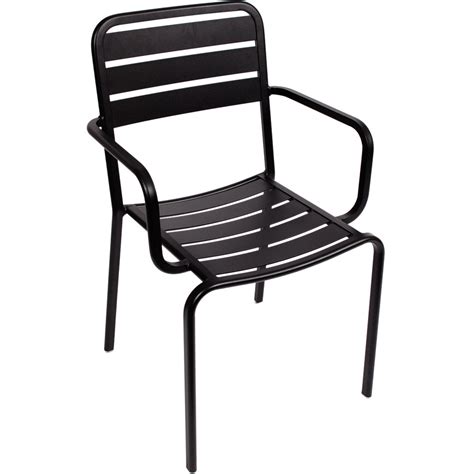 Get free shipping on qualified aluminum outdoor dining chairs or buy online pick up in store today in the outdoors department. BFM Seating DV352BL Vista Outdoor / Indoor Stackable Black ...