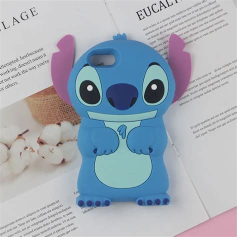 Lovely Cartoon 3d Stitch Case For Iphone 7 Plus X Xr Xs Max 5 5s 6 6s 8