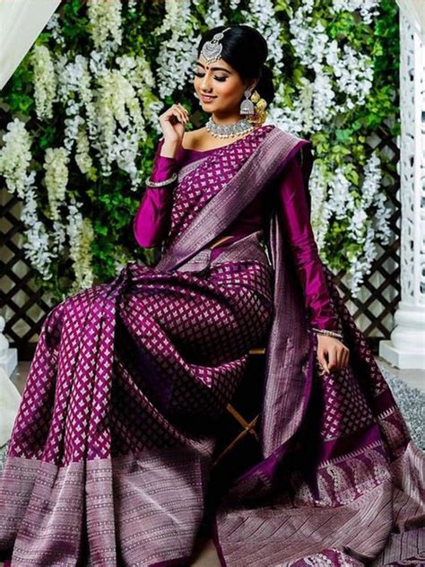 Latest Bridal Kanchipuram Silk Sarees Kerala Wedding Style