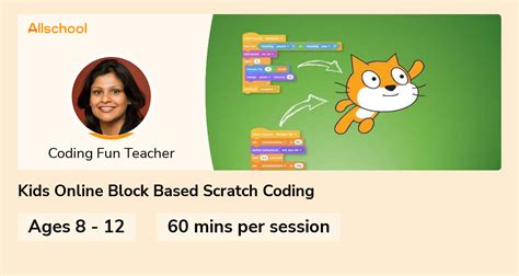 Kids Online Block Based Scratch Coding Live Interative Class For Ages