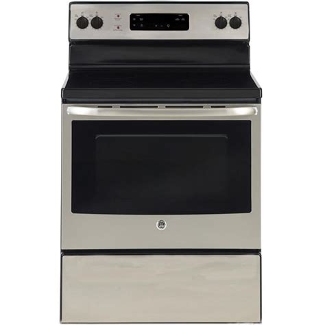 Ge Jcbs630skss 30 Free Standing Smooth Top Electric Range In Stainl