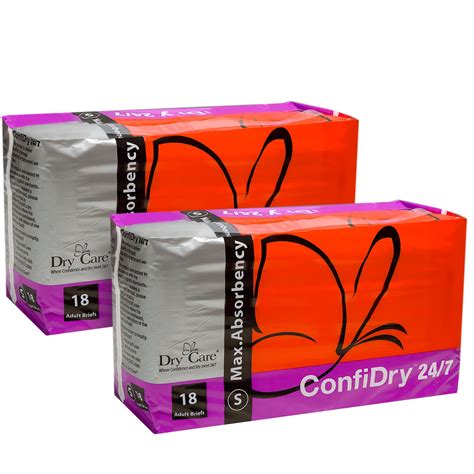 Confidry Max Absorbency Adult Diapers Unisex Briefs Incontinence