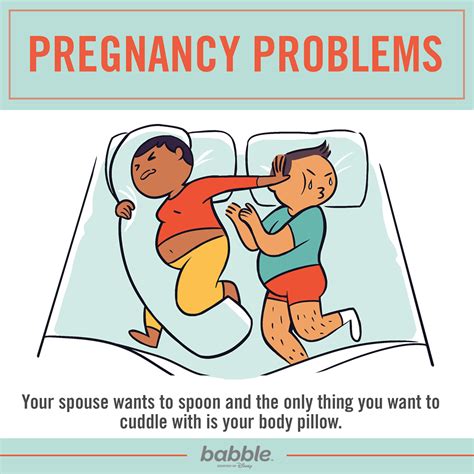 Pregnancy Problems Your Spouse Wants To Spoon And The Only Thing You