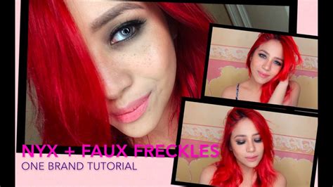 Nyx Faux Freckles One Brand Makeup Tutorial Jessica Godinez Youtube