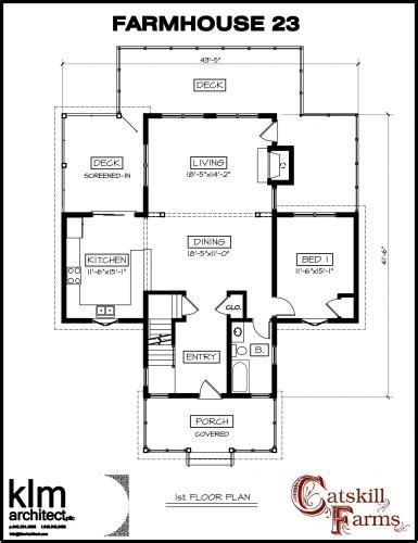 Small House Floor Plans From Catskill Farms