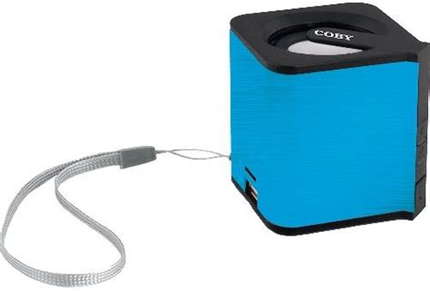 Coby Csbt 304 Blu Compact Bluetooth Speaker Blue Compatible With