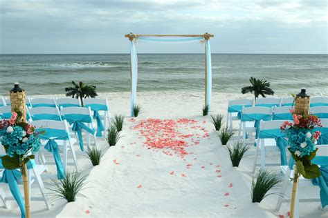 Wedding packages to make your marriage day unforgettable. Turquoise and Coral Panama City Beach, Florida destination ...