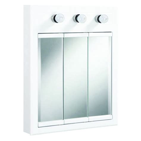 Design House 532374 Concord White Surface Mount Lighted Medicine Cabinet